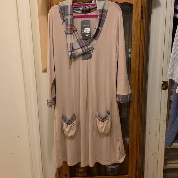 Reborn Dresses & Skirts - Reborn Plaid Accent Pink Dress